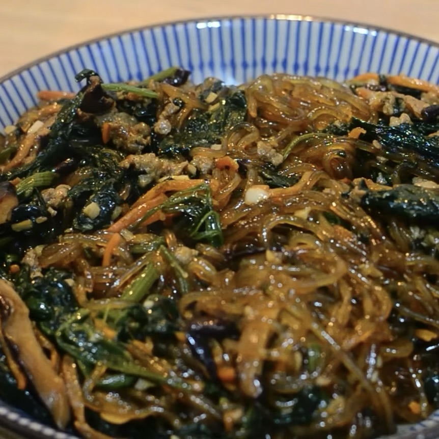 Korean Banchan: Japchae