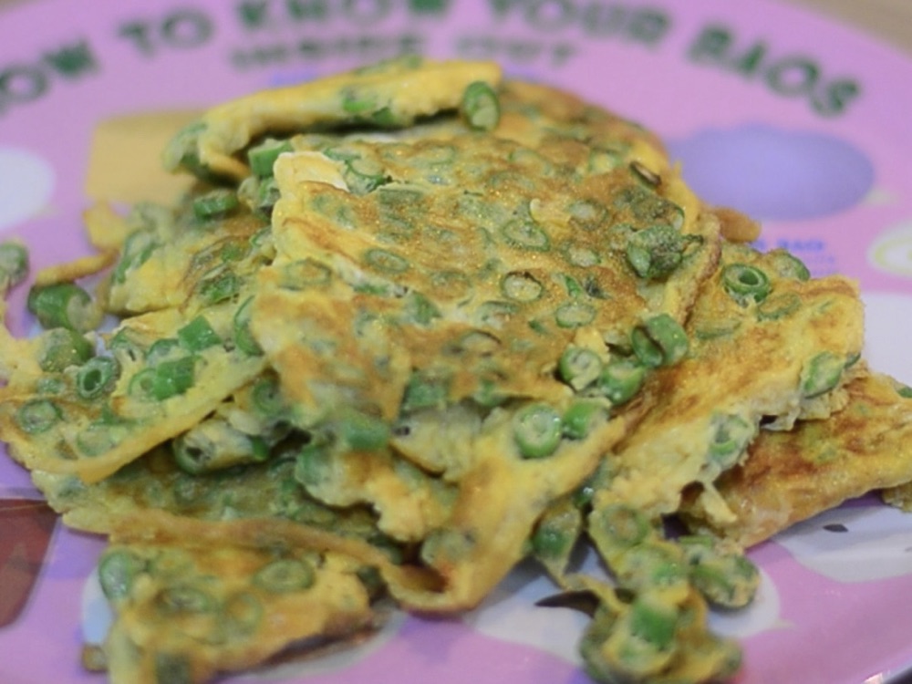Long Beans Omelette